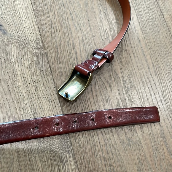 Bosca Canada 🇨🇦 Made Leather Belt Size 38/95 - Picture 6 of 11